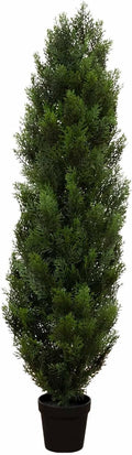 Nearly Natural 4ft Faux Cedar Tree with Nursery Planter