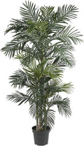 Nearly Natural 6.5ft Artificial Golden Cane Palm Tree,