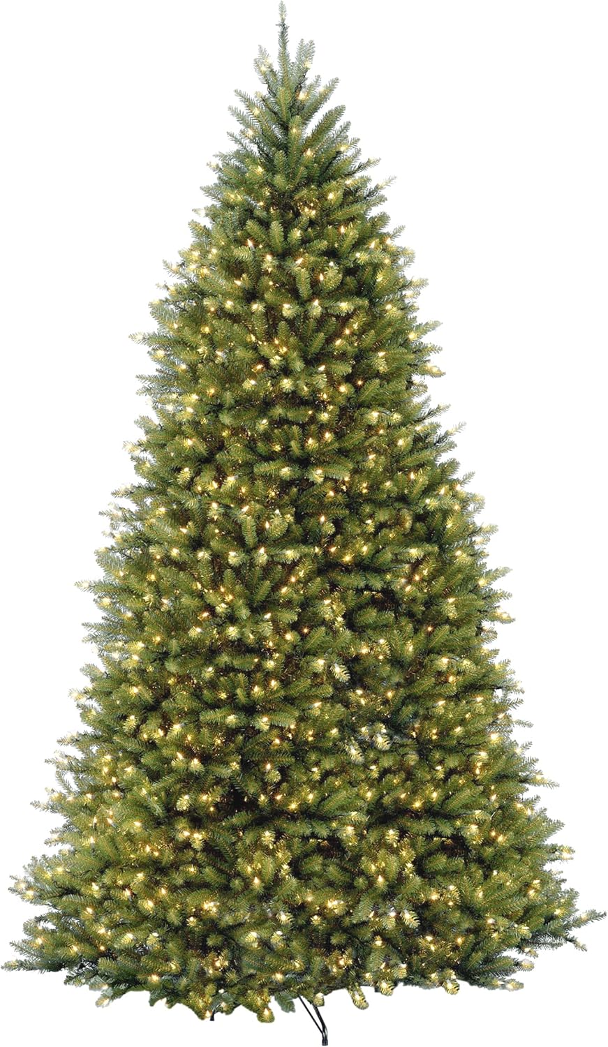 National Tree Company 12 ft Pre-Lit Dunhill Fir Artificial Christmas Tree